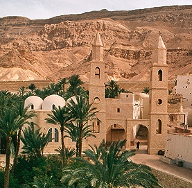 St. Anthony's monastery in Egypt maintains the 2000-year tradition of the Coptic Church.