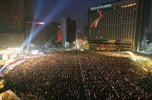 2007.4.8 부활절연합예배, 서울 시청앞 광장