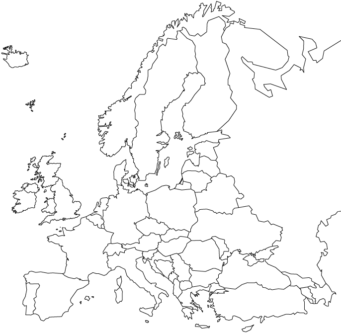 유럽 지도